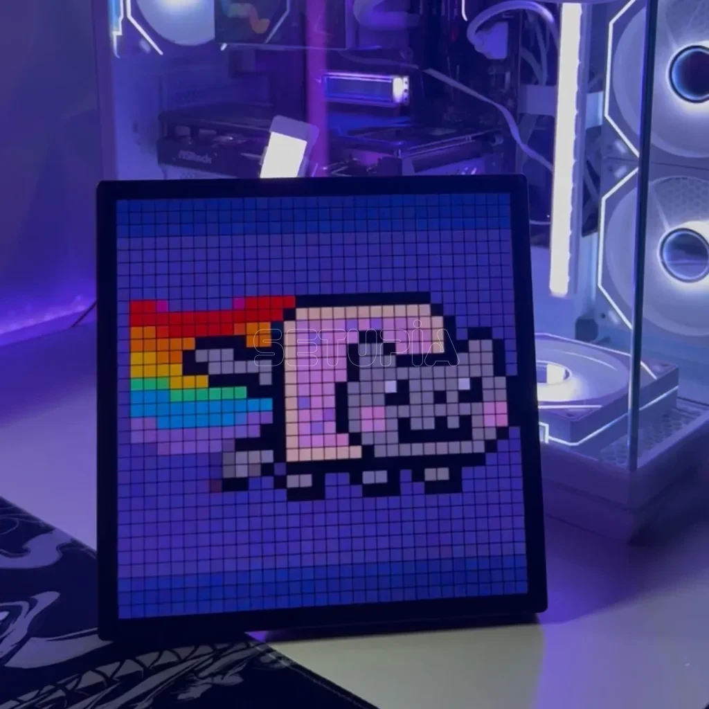 32x32 Pixel Art LED Ekran – Uygulama Kontrollü Animasyonlu Akıllı Piksel Ekran