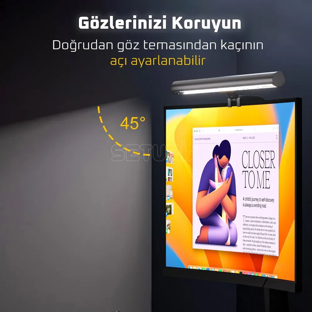 RGB Bilgisayar Senkron Monitör Işık Çubuğu, Uygulama Kontrollü (40 CM) - Görsel 3
