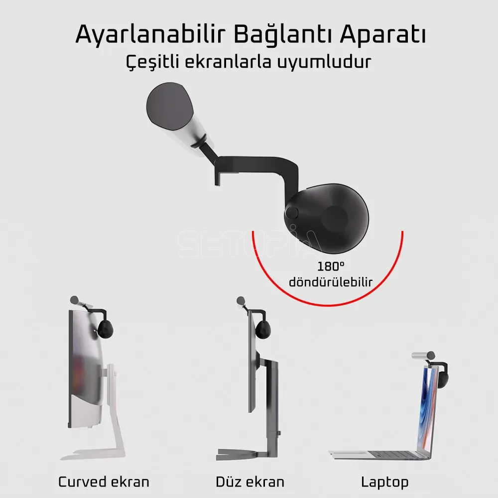 RGB Bilgisayar Senkron Monitör Işık Çubuğu, Uygulama Kontrollü (40 CM) - Görsel 4
