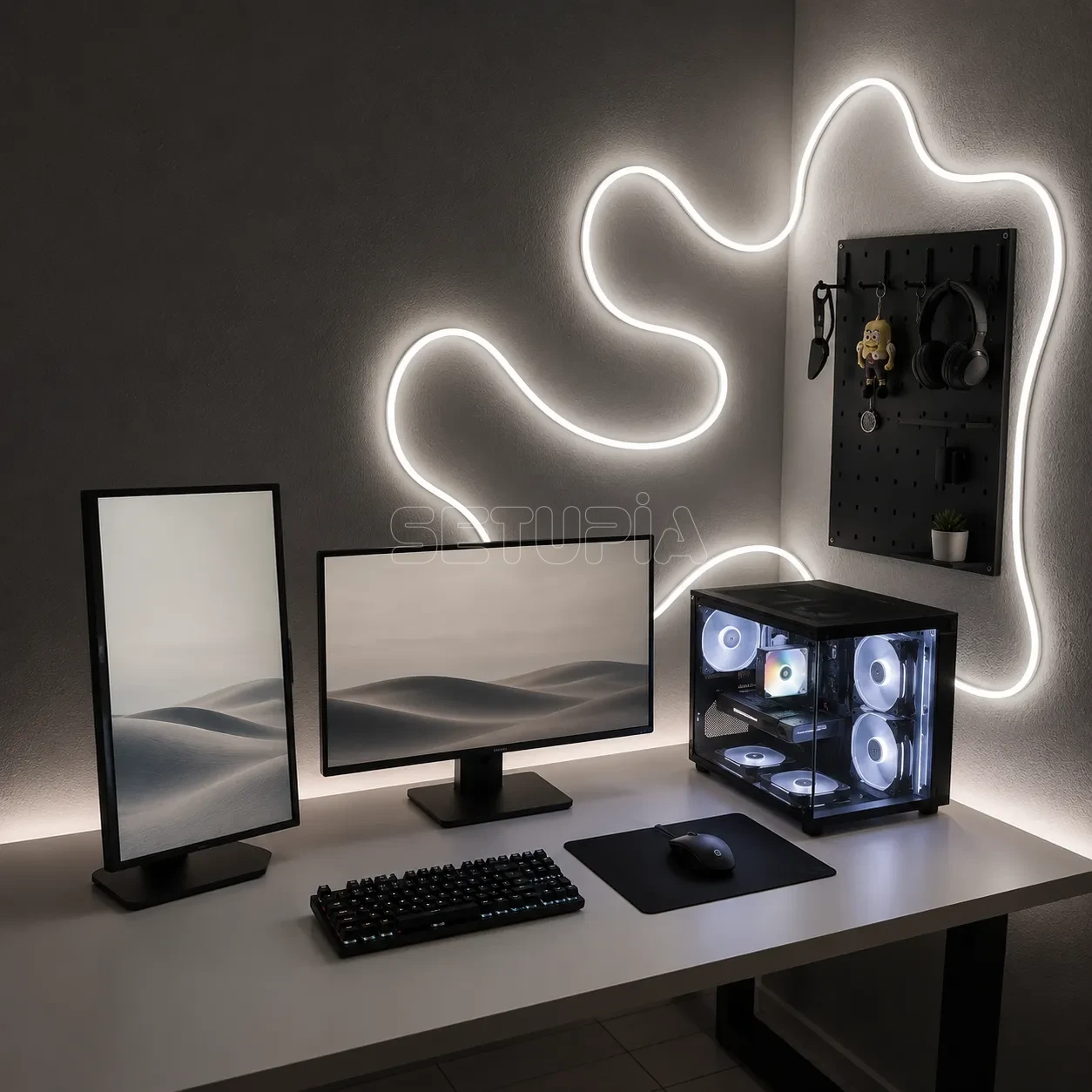 RGB Gerçek Akıllı Neon LED Şerit Kumandalı, Müzik Senkronlu Duvar Aydınlatması ( 5 Metre ) - Görsel 4