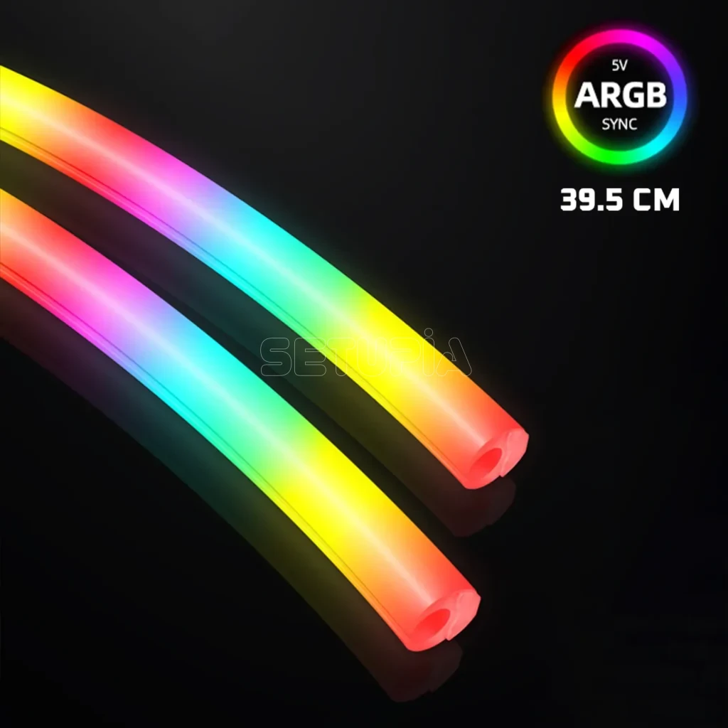 ARGB Senkronize Sıvı Soğutma Kablo Kılıfı ( 39.5 CM )