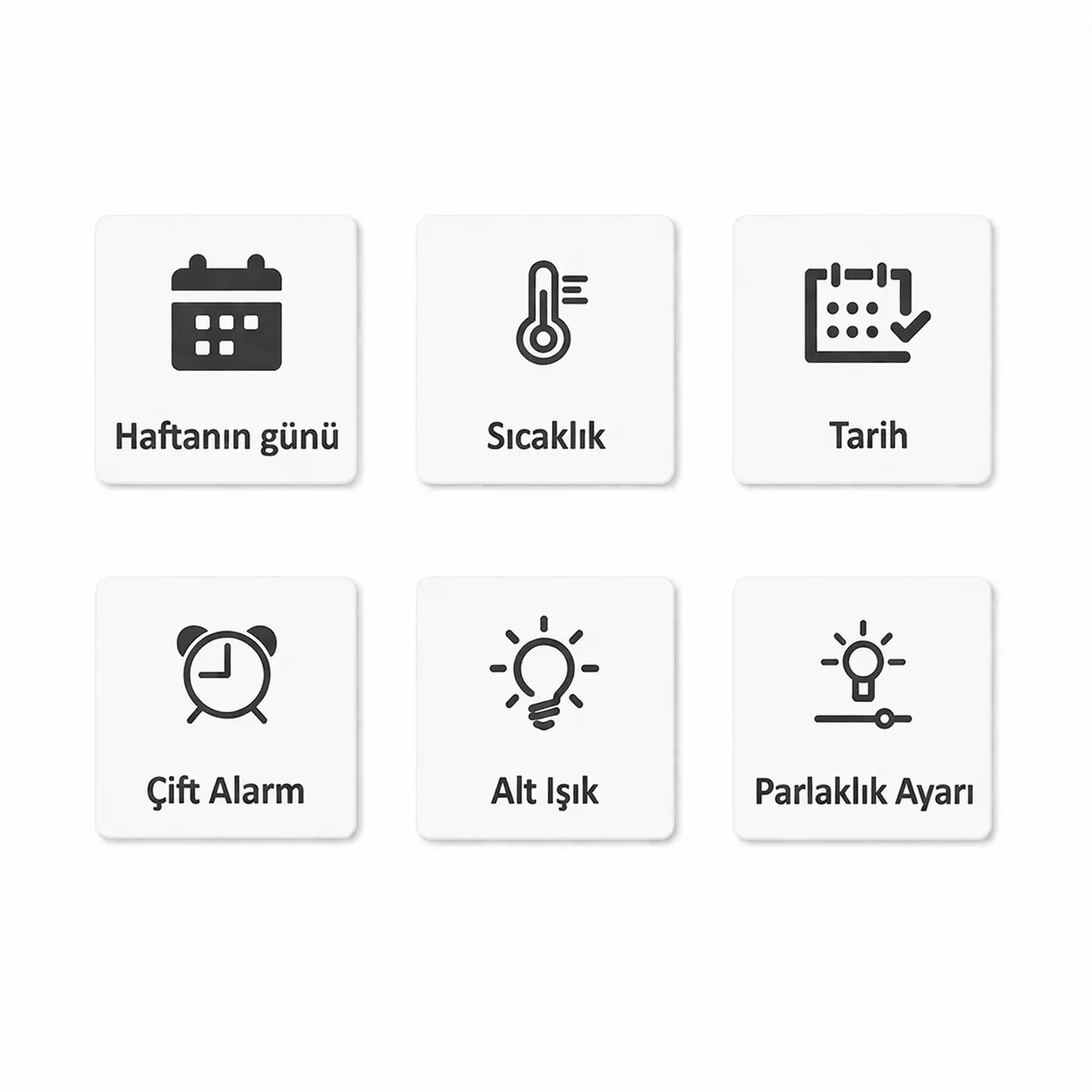 Akıllı LED Dijital Çift Alarmlı Saat Ayarlanabilir Parlaklık & Gece Işığı ( Pembe ) - Görsel 2